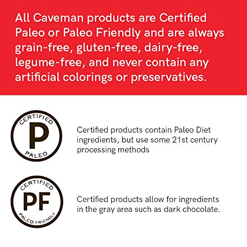 Caveman Foods Paleo-Friendly Protein Bar, Chocolate Salted Caramel, 1.51 oz, 12 count