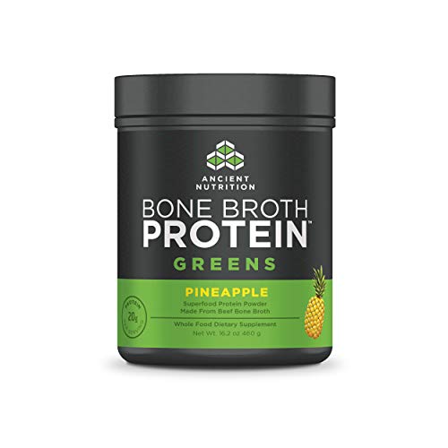 Ancient Nutrition Pineapple Greens Protein Powder - 20 Servings