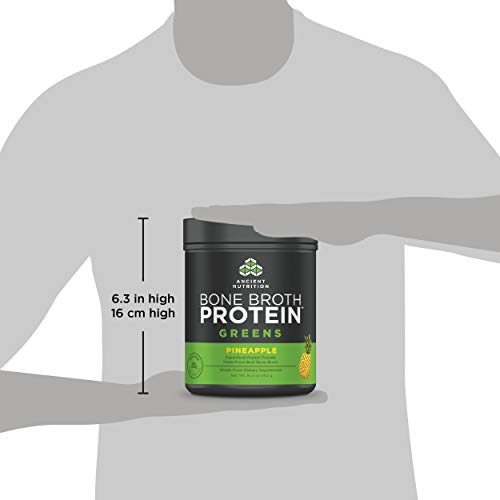 Ancient Nutrition Pineapple Greens Protein Powder - 20 Servings