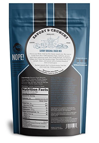 Paleo Snack Mix Bubbas Fine Foods Variety Pack, 3 Flavors,7 Ounce,(Pack of 3)