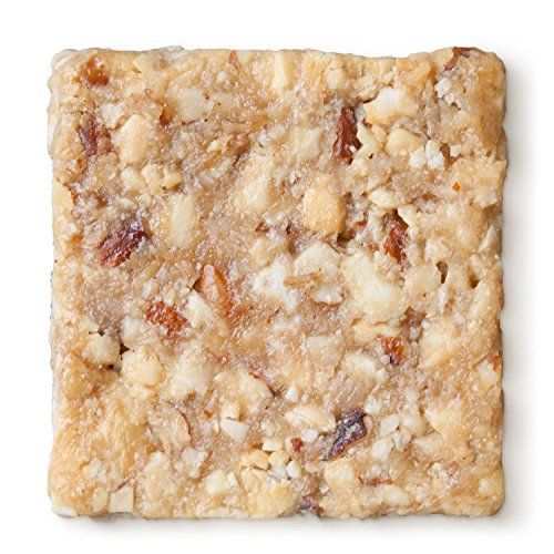 Simple Squares Paleo Protein Bars | Non GMO, Organic, No Dairy, Low Carb, Gluten Free Paleo Snacks | Naturally Made Breakfast Bars Gluten Free Snacks (Ginger Nuts & Honey - 12 Pack)