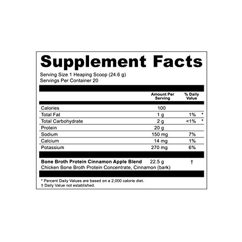 Ancient Nutrition Bone Broth Protein Powder - Cinnamon Apple (20 servings)