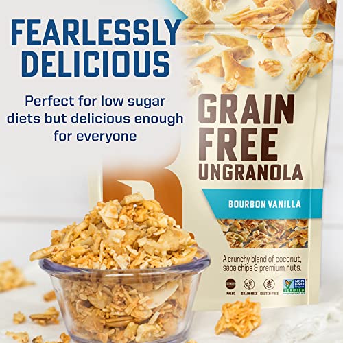 Bourbon Vanilla Coconut Granola: Gluten-Free, Keto-Friendly (6 oz, 6 Pack)