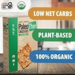 Julian Bakery Paleo Thin Crackers (Salt-Pepper) (Organic)(Low Carb)(Grain-Free)(Gluten-Free) (1 Pack)