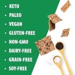 Julian Bakery Paleo Thin Crackers (Salt-Pepper) (Organic)(Low Carb)(Grain-Free)(Gluten-Free) (1 Pack)