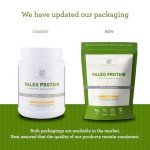 Unflavored Pure Paleo Protein by Dr. Amy Myers - Clean Grass Fed, Pasture Raised Hormone Free Protein, Non-GMO, Gluten & Dairy Free - 26g Protein Per Serving - Plain Shake for Paleo and Keto