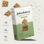 Julian Bakery Paleo Thin Crackers (Salt-Pepper) (Organic)(Low Carb)(Grain-Free)(Gluten-Free) (1 Pack)
