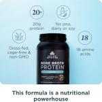 Real Chicken and Beef Bone Broth Protein Powder