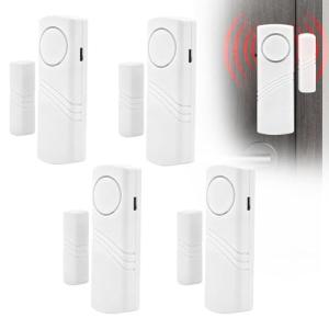 4 Pack Wireless Window and Door Alarm Sensors
