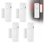 4 Pack Wireless Window and Door Alarm Sensors