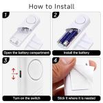 4 Pack Wireless Window and Door Alarm Sensors