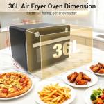 36L Air Fryer Oven with Rotisserie & Grill