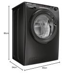 Candy Smart Pro 9 kg Washing Machine - Black