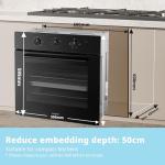 Comfee 60L Built-in Fan Oven with Air Fry