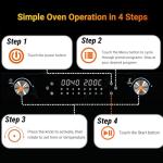 36L Air Fryer Oven with Rotisserie & Grill