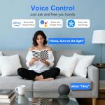 TVLIVE Smart Plugs 2-Pack with Alexa & Google