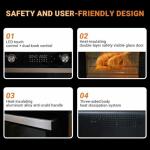 36L Air Fryer Oven with Rotisserie & Grill