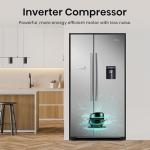 Hisense 578L Side-by-Side Fridge Freezer with Dispenser