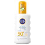NIVEA Sensitive Sun Spray with SPF50 and Aloe Vera