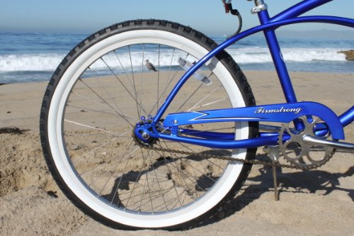 Firmstrong Urban Man Beach Cruiser Bike, Mens Bicycle 24-Inch, 1-Speed, Royal Blue