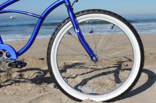 Firmstrong Urban Man Beach Cruiser Bike, Mens Bicycle 24-Inch, 1-Speed, Royal Blue