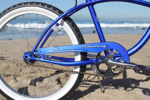 Firmstrong Urban Man Beach Cruiser Bike, Mens Bicycle 24-Inch, 1-Speed, Royal Blue