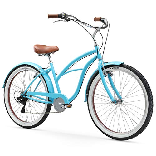 sixthreezero Women's 7-Speed Beach Cruiser Bicycle