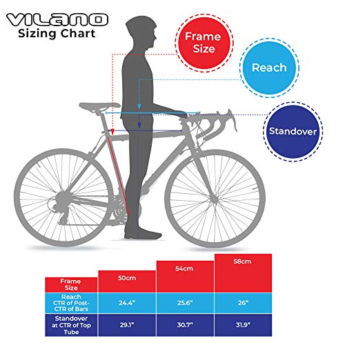 Vilano R2 Commuter Aluminum Road Bike 21 Speed 700c