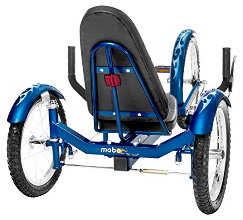 Mobo Cruiser Triton Pro Adult Recumbent Trike. Pedal 3-Wheel Bicycle. 16 Inches. Adaptive Tricycle for Teens to Seniors