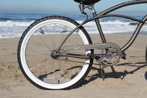 Firmstrong Urban Man Beach Cruiser Bike, Mens Bicycle 24-Inch, 1-Speed, Matte Grey