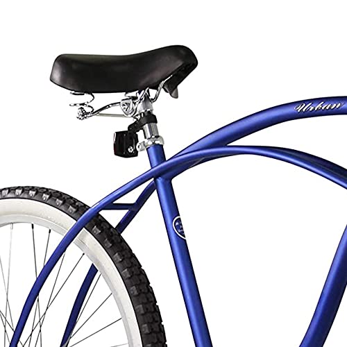 Firmstrong Urban Men's Beach Cruiser Bike, Single Speed Bicycle, 26 Inch Wheels, Matte Blue