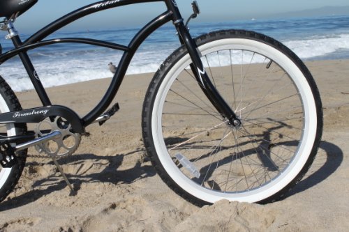 Firmstrong Urban Man Beach Cruiser Bike, Mens Bicycle 24-Inch, 1-Speed, Black