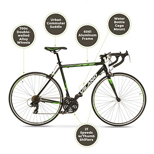 Vilano R2 Commuter Aluminum Road Bike 21 Speed 700c