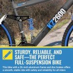 Kent KZ2600 Dual-Suspension Mountain Bike, 26-Inch