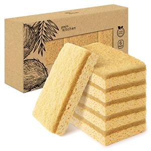 Eco-Friendly Kitchen Sponges – 6 Pack Reusable