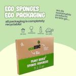 ecoME Biodegradable Cellulose Kitchen Sponges - 10 Pack