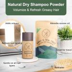 Eco-Friendly Dry Shampoo Powder Refill Pouch 55g