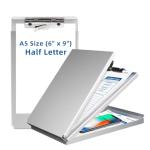 Eco-Friendly Aluminum Clipboard with Storage for A5 Paper