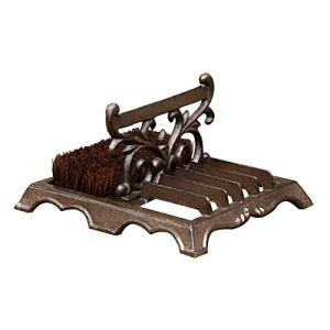 Eco-Friendly Cast Iron Boot Brush with Coir Bristles