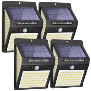 4 Pack Solar Motion Sensor Security Lights