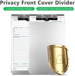 Eco-Friendly Aluminum Clipboard with Storage for A5 Paper