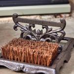 Eco-Friendly Cast Iron Boot Brush with Coir Bristles