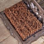 Eco-Friendly Cast Iron Boot Brush with Coir Bristles