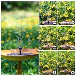 Outdoor Solar Fountain with 6 Nozzles