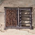 Eco-Friendly Cast Iron Boot Brush with Coir Bristles