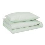 Organic Cotton Toddler Duvet Cover Set in Sage