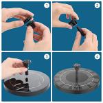 Outdoor Solar Fountain with 6 Nozzles