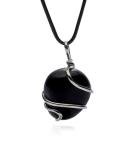 Obsidian Pendant Necklace - Ethical Healing Jewelry
