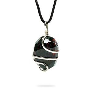 AYANA Moss Agate Healing Crystal Pendant Necklace