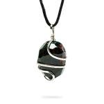 AYANA Moss Agate Healing Crystal Pendant Necklace